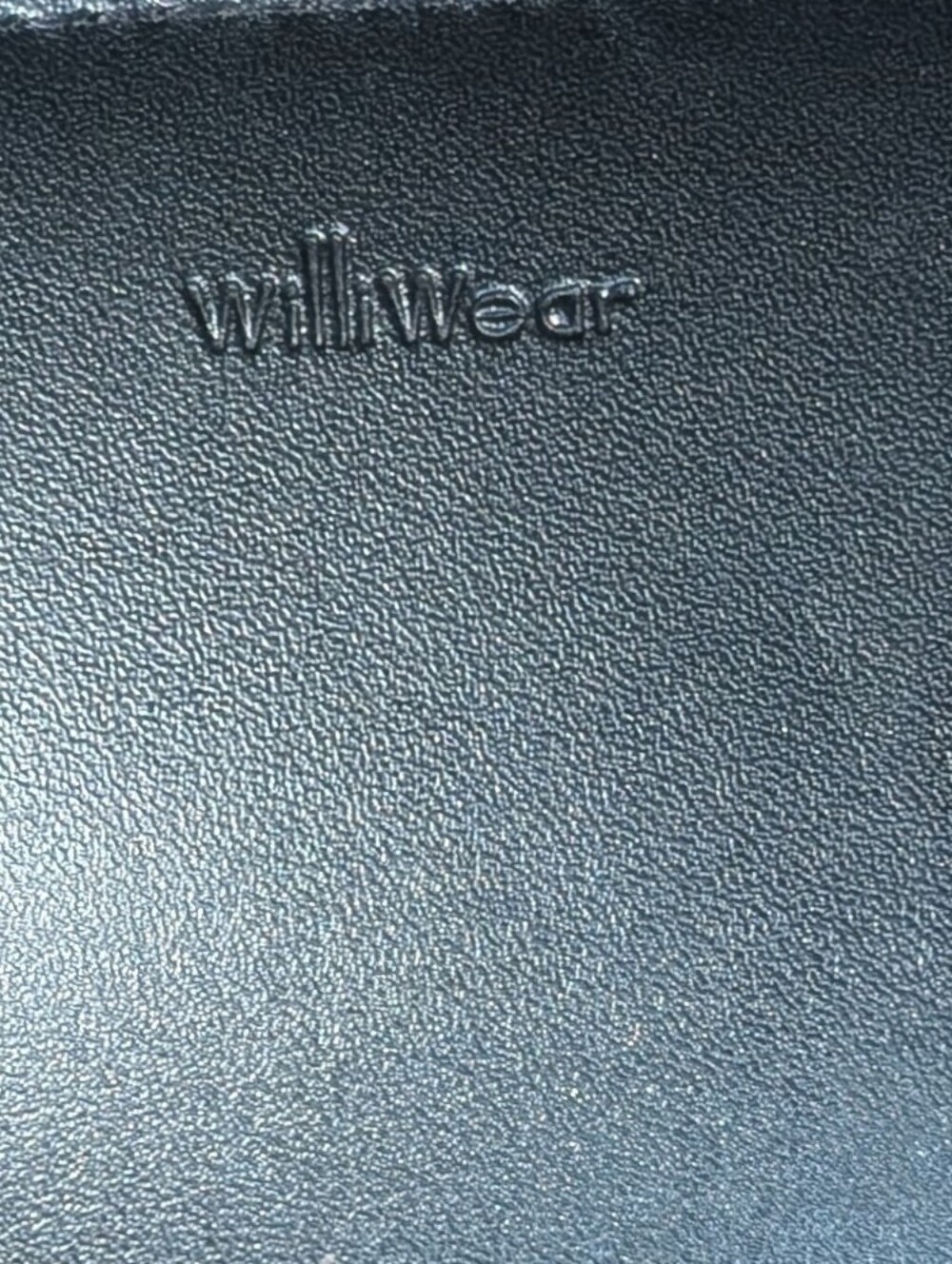 Vintage Willi Smith Black Acordian Style Wallet